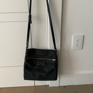 Black Kate Spade New York crossbody bag